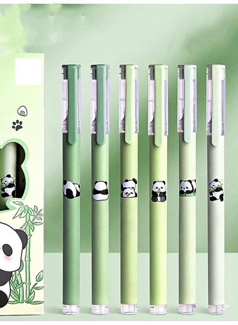 Gel pens, cartoon-shaped pen, 0.5 mm needle tip, blue ink color. Box: 6 pens. - Image 1