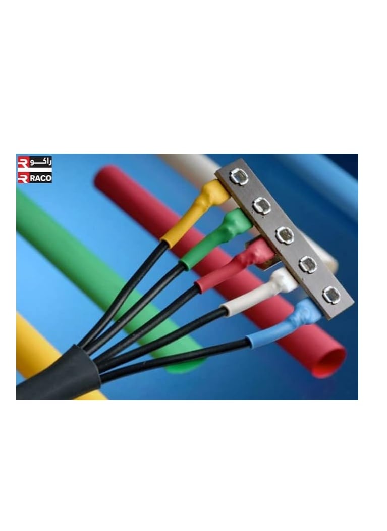 RACO Heat Shrink Sleeve Good Quality Heat Shrinkable Tube For Wrap Cable Wire Insulation 1 Meter Length Yellow  - Image 4