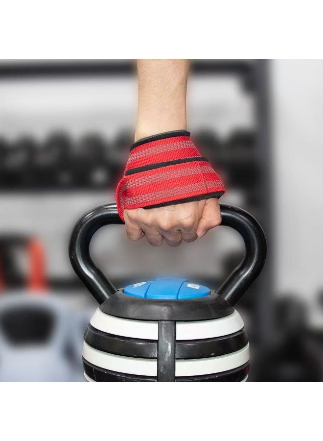 ماسكابوني أحزمة رفع الأثقال بشكل 8 مع دعم المعصم، حزام قبضة مانع للانزلاق لتمارين الديدلفت والقوة، أداة تمارين رياضية ثقيلة - Image 5