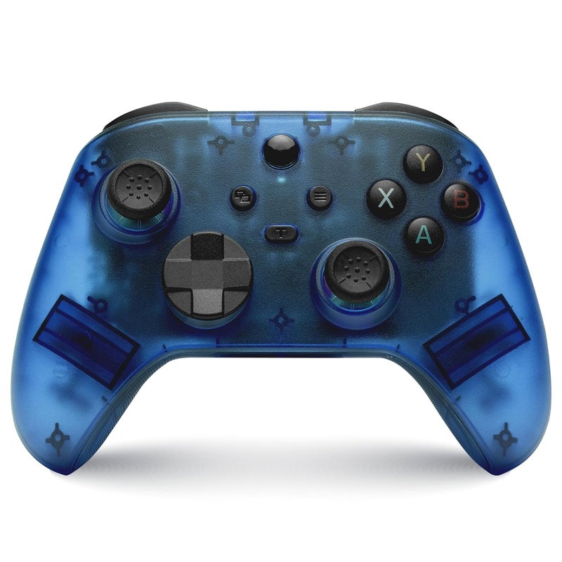 NITHO SMART 2 Wireless Controller for Switch, PC, Android & iOS | Gaming Gamepad with Hall Effect Trigger & Stick, Adjustable Turbo & Vibration, 6-Axis Motion Sensor, Programmable Buttons - Blue - Image 1