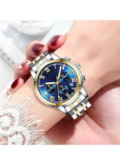 Beauenty Men's Wrist Watch, Waterproof LuxuryWatches, Business Tourbillon Automatic Mechanical Watch Stainless Steel Calendar Luminous Pointer Waterproof Multifunction Wrist Watch.  - Image 2