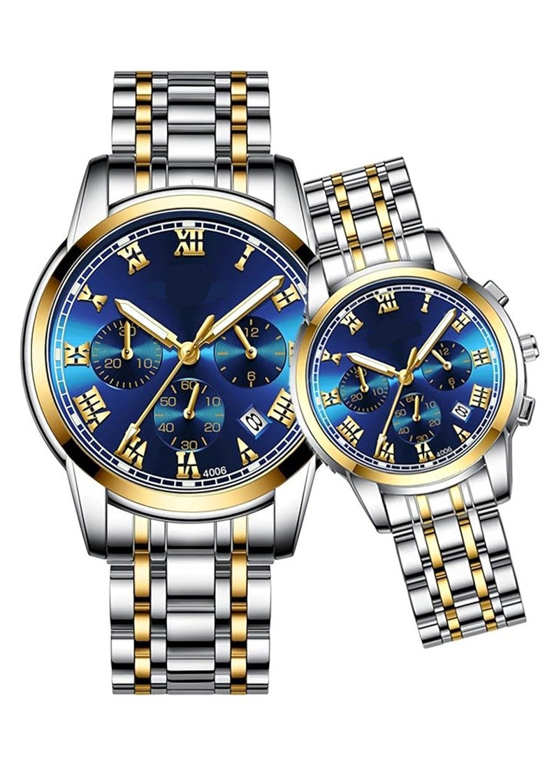 Beauenty - Men's Wrist Watch, Waterproof LuxuryWatches, Business Tourbillon Automatic Mechanical Watch Stainless Steel Calendar Luminous Pointer Waterproof Multifunction Wrist Watch. - Image 1