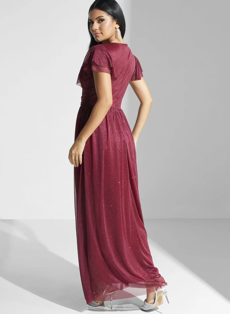 Khizana Shimmer A-Line Dress