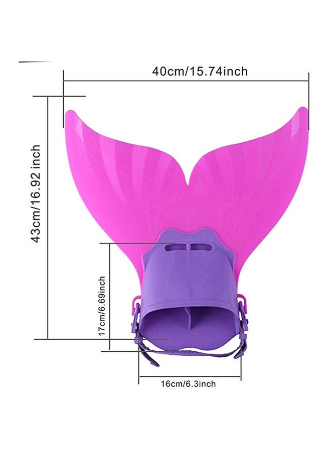 NIBEMINENT Adjustable Mermaid Fin Foot Flipper - Image 3