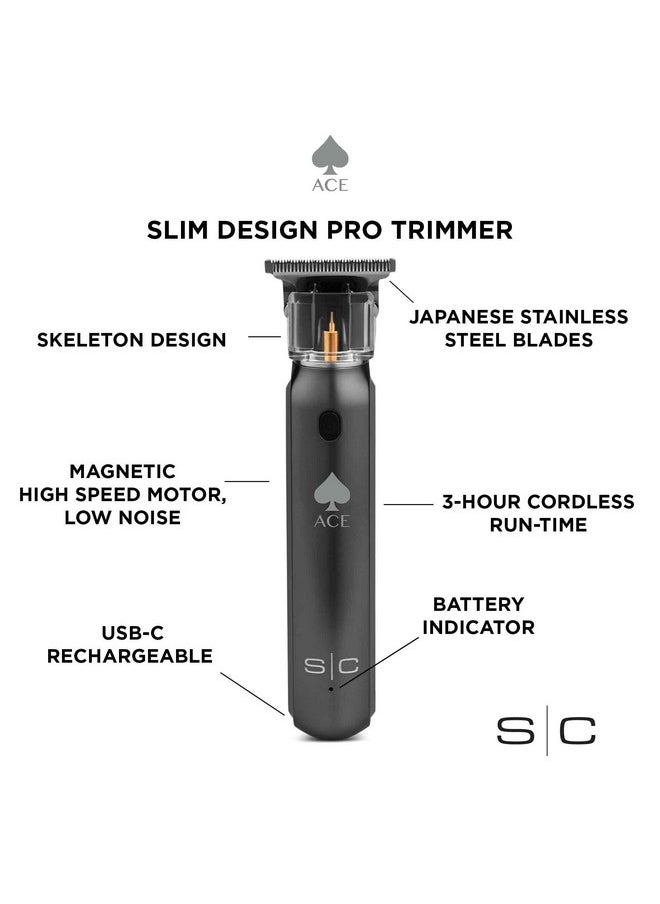 Stylecraft StyleCraft Ace Cordless Precision Hair Trimmer, Rechargeable USB Type-C  - Image 2