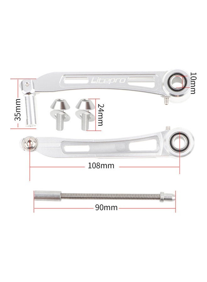 NIBEMINENT Lightweight Long Arm V Brake Folding Bike Refitting Accessories 20x5x10cm - Image 4