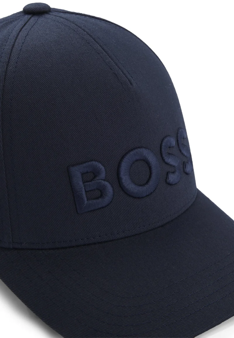 بوس قبعة قطنية مطرزة بشعار