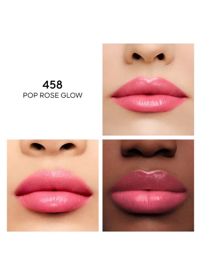 غيرلان بلسم GUERLAIN Kisskiss Bee Glow Honey Tint Balm - 458 Pop Rose - Image 3