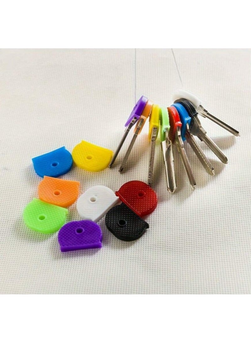 ‏Colored Key Covers, Set of 26 Key Identification Covers, Flexible Rubber Key Cover, Key Protector, Key Silencer, Multi-Purpose and Multi-Colored Key Cover - Image 4