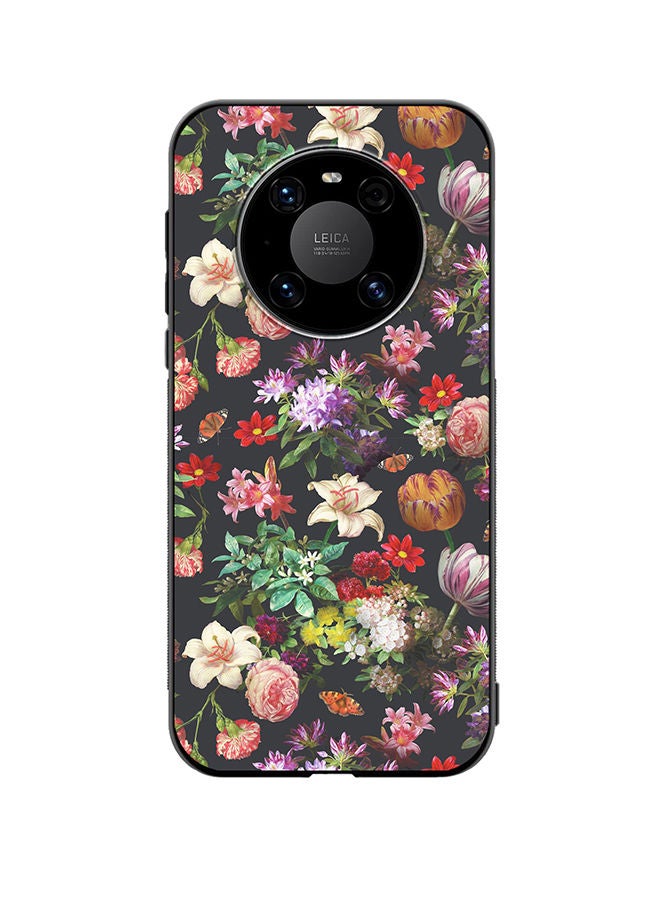 VR CREATIVE Protective Case Cover For Huawei Mate 40 Vintge Floweri Design Multicolour - Image 1