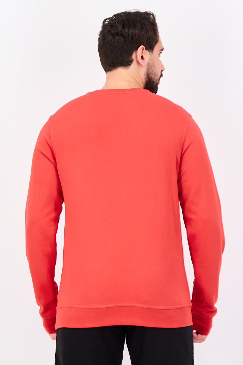 Nike Men Sportswear Fit Long Sleeve Outdoor Sweatshirt, Red - Image 2