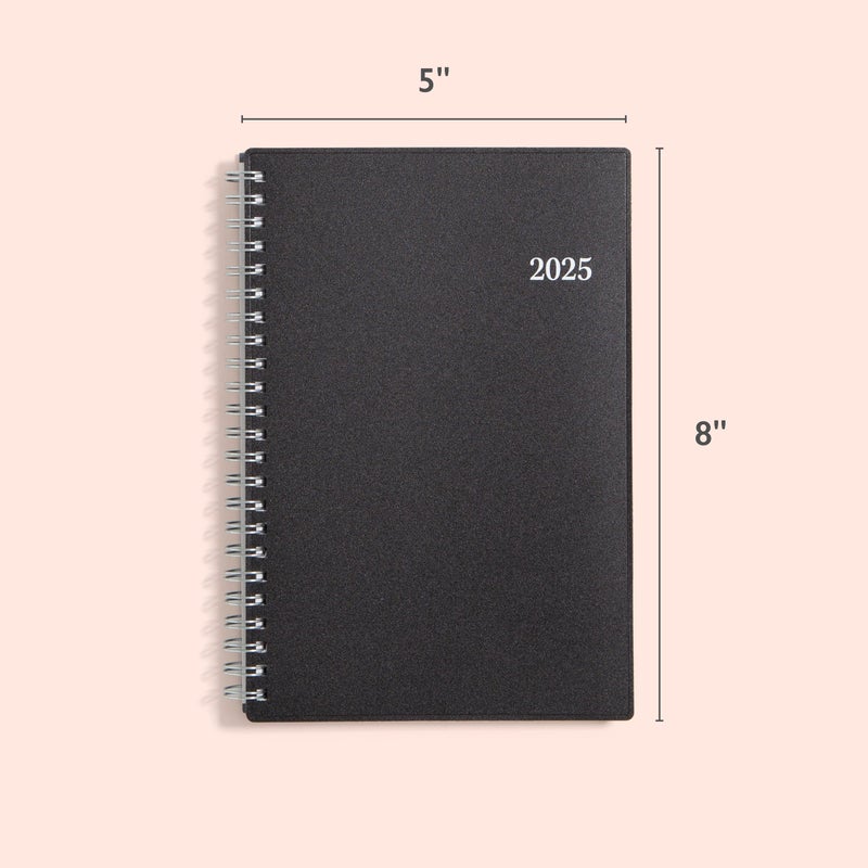 Blue Sky 2025 Weekly and Monthly Planner Calendar, Includes January 2025 - December 2025, 5" x 8", Flexible Cover, Laminated Tabs, Wirebound, Enterprise - Image 4