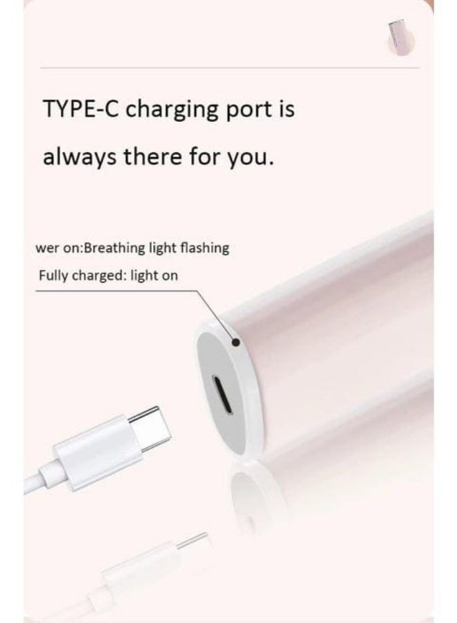 Ultrasonic Hair Removal Device for Face & Body – Rechargeable with Type-C Charging Port, Dual Speed - Image 2