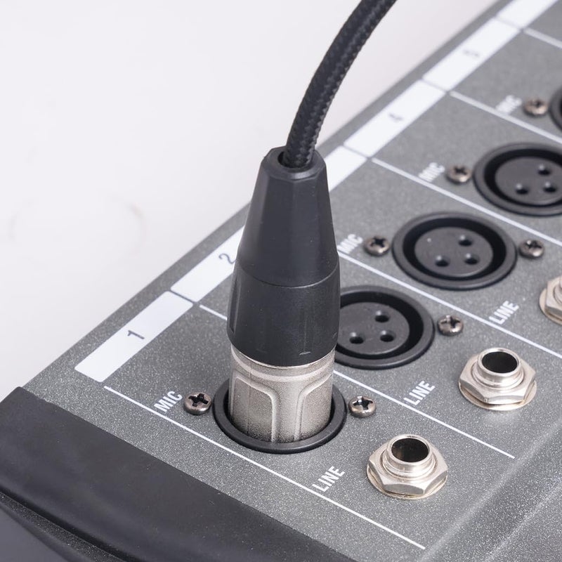 Balanced Male to 3.5mm Female Adapter Cable 3.5mm to 3 Pin Copper Conductor - Image 3