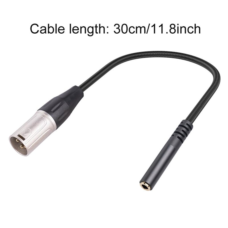 Balanced Male to 3.5mm Female Adapter Cable 3.5mm to 3 Pin Copper Conductor - Image 4