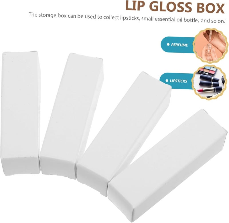 SMASOLO 50pcs Natural Lipstick Paper Boxes Diy Lipstick Packaging Compact Protective - Image 3