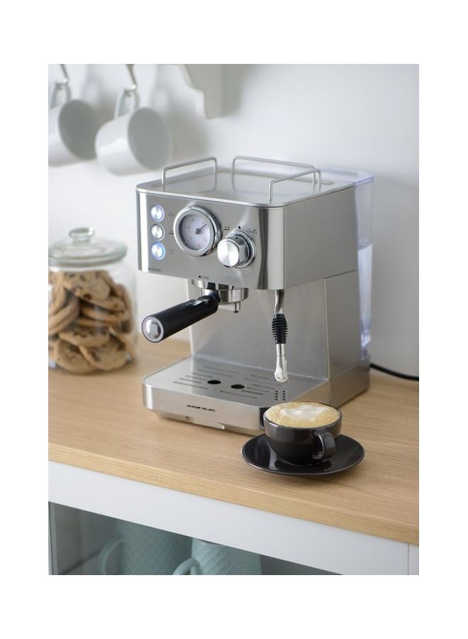 ألسيف إليك ماكينة صنع القهوة 1.25 L 1100 W E03442 فضي - Image 3