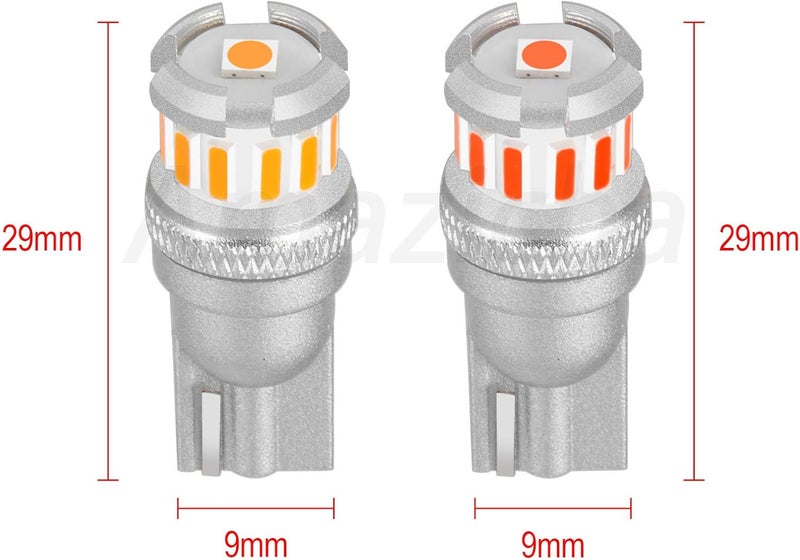 Amazicha Front Rear LED Fender Tips Lights Mud Guards Compatible for Harley Davidson Electra Glide Road King Heritage Softail - Image 2