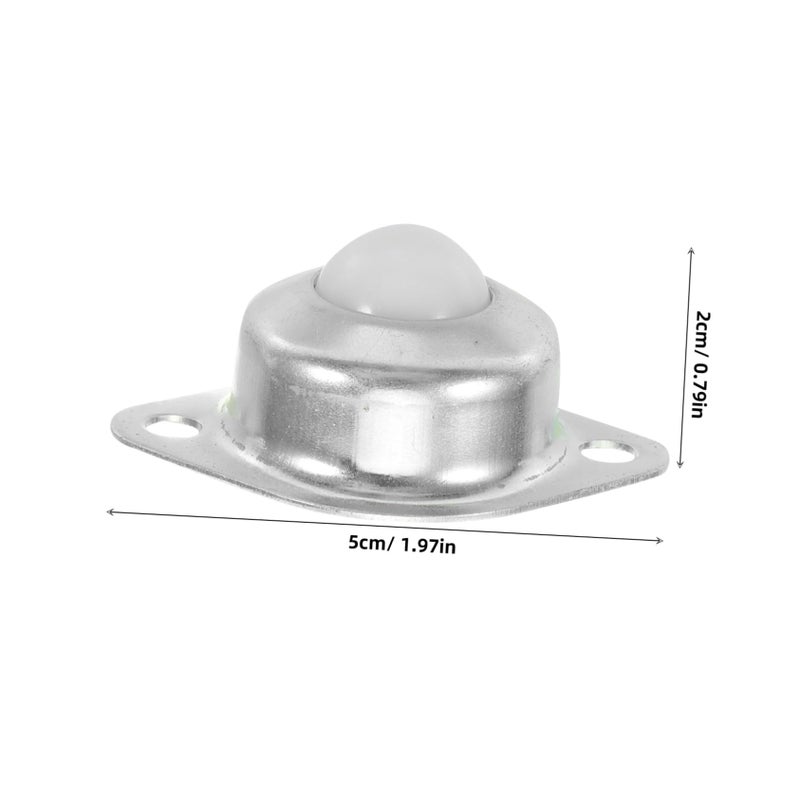4Pcs Heavy Duty Steel Ball Bearing Caster Wheels 4 Inch for Indoor Outdoor Furniture - Image 3