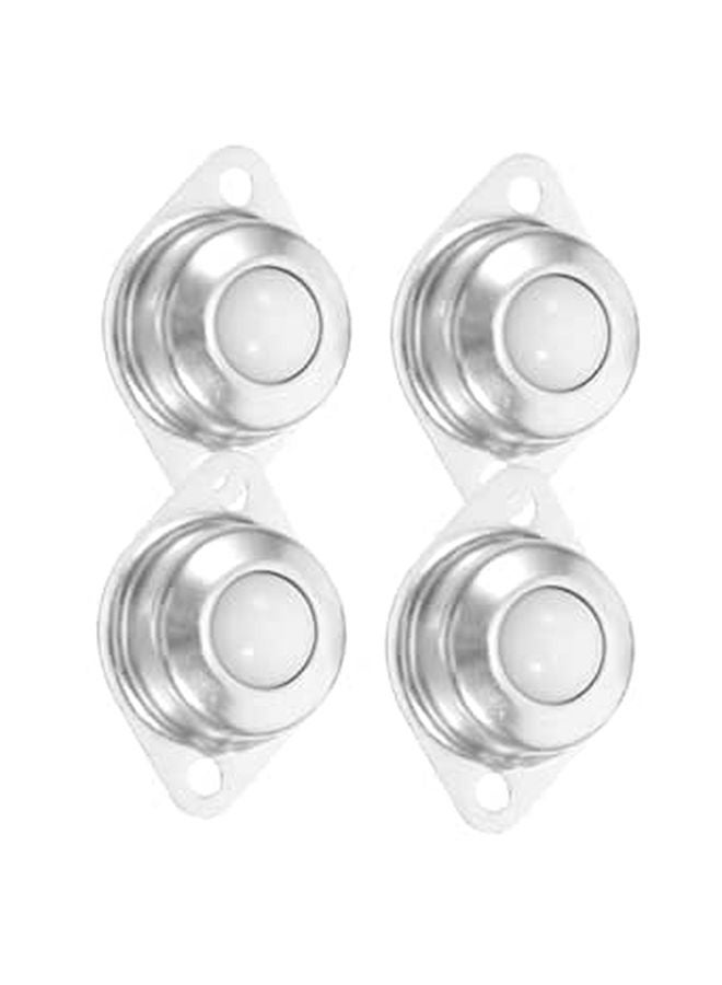 4Pcs Heavy Duty Steel Ball Bearing Caster Wheels 4 Inch for Indoor Outdoor Furniture - Image 1