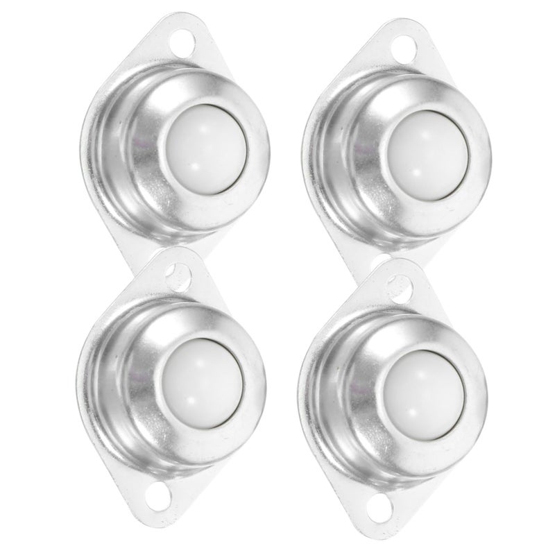 4Pcs Heavy Duty Steel Ball Bearing Caster Wheels 4 Inch for Indoor Outdoor Furniture - Image 2