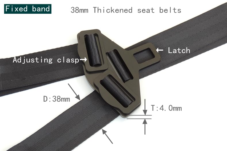 LPFIDI Universal Fit Safety Car Child Seat Mount Bracket Child Seat Restraint Anchor Mounting Kit - Image 4