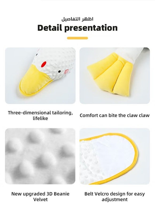 DOOKOO Baby Exhaust Pillow, Breathable and Soft Toddler Nursery Pillows, Infant Soothing Doll, for Sleeping and Relief of Flatulence in the Shape of a Large White Goose - Image 4