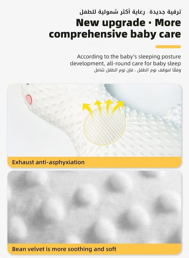 DOOKOO Baby Exhaust Pillow, Breathable and Soft Toddler Nursery Pillows, Infant Soothing Doll, for Sleeping and Relief of Flatulence in the Shape of a Large White Goose - Image 3