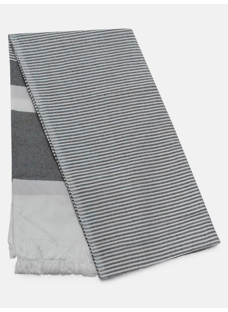 HABER HABER 100 Bamboo Large Bath Towel Ultra Soft Light Weight Quick Dry Towel for Bath Travel Gym Beach Pool and Yoga 76 X 152 cms Pebble Grey  - Image 2