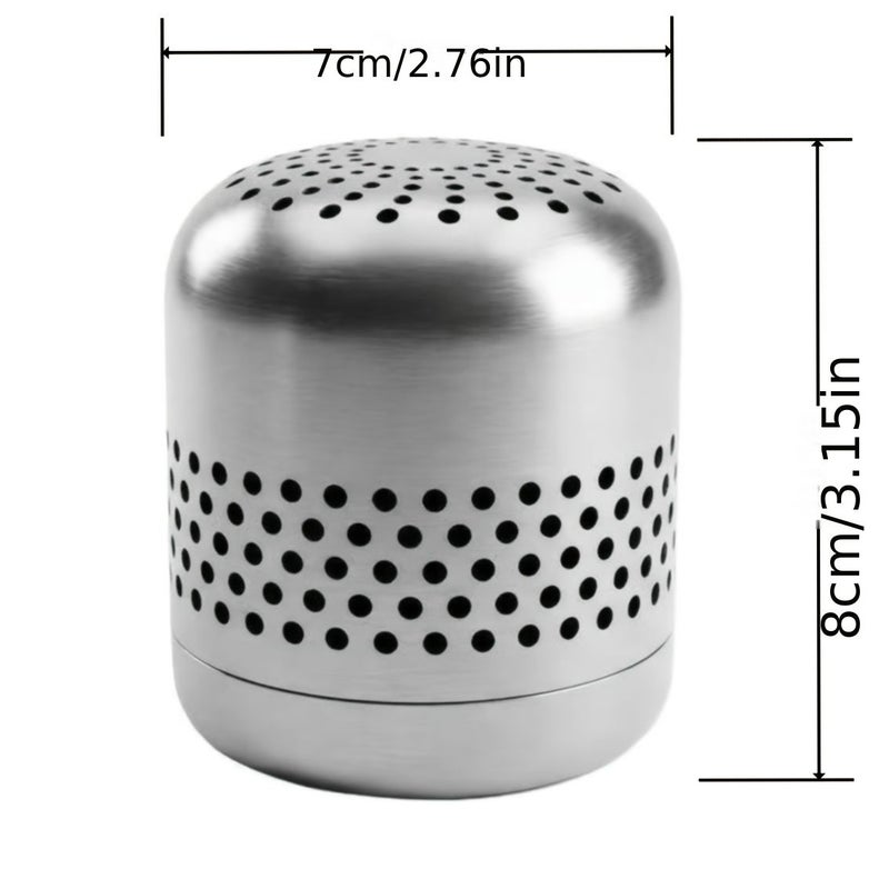 Refrigerator Deodorizer For RV Car Closet Fridge And Freezer No Electricity Needed High Quality Stainless Steel Silvery Odor Eliminator Long Lasting 10 Years - Image 2