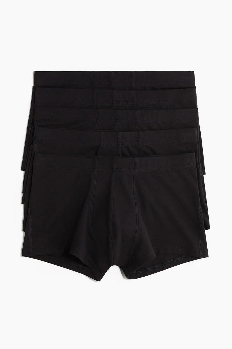 H&M 5-pack cotton short trunks