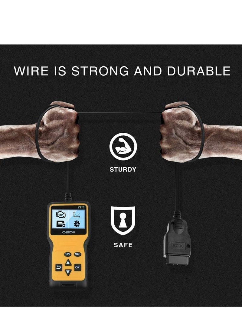 Car Trouble Code Reader OBD2 Scanner Engine Diagnostics V310 Car Code Reader and Vehicle Car Engine Trouble Diagnostic Code Scanner Tool for All Cars