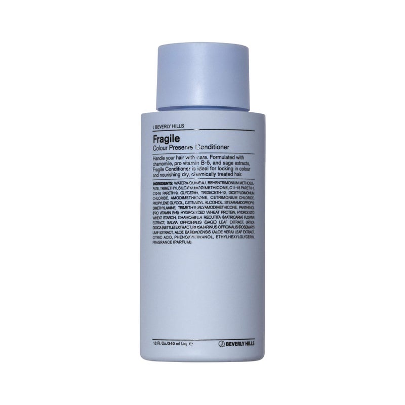 J Beverly Hills Blue Fragile Colour Preserve Conditioner with Chamomile for Split Ends, 12 Oz - Image 1
