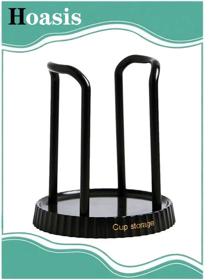 Hoasis Paper Cup Holder, Disposable Cup And Lid Holder Organizer, Coffee Cup Dispenser For Counter, Organizer Station for Coffee Milk Tea Shop Restaurant Office Bathroom - Image 1