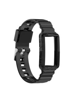 Generic Replacement Strap For Fitbit Charge 4 SE Silicone One Body Armor Watch Band Black 