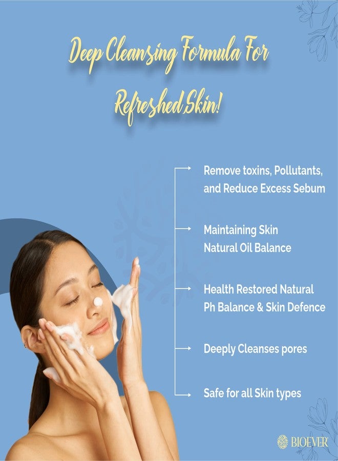 Bioever Face Wash 150ML And Face Serum 30ML And Sunscreen 50ML - Combo |Apple Cider Vinegar & Salicylic Acid 1% Blend|Cica,zinc PCA & Hyaluronic Acid for Clear|SPF 50 PA+++ |UV-A & UV-B High Protection - Image 4