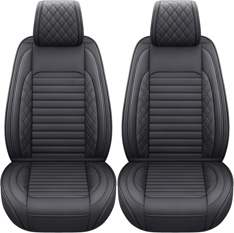 Aierxuan Waterproof Leather Seat Covers for Jeep Wrangler 2007-2025 - Image 1