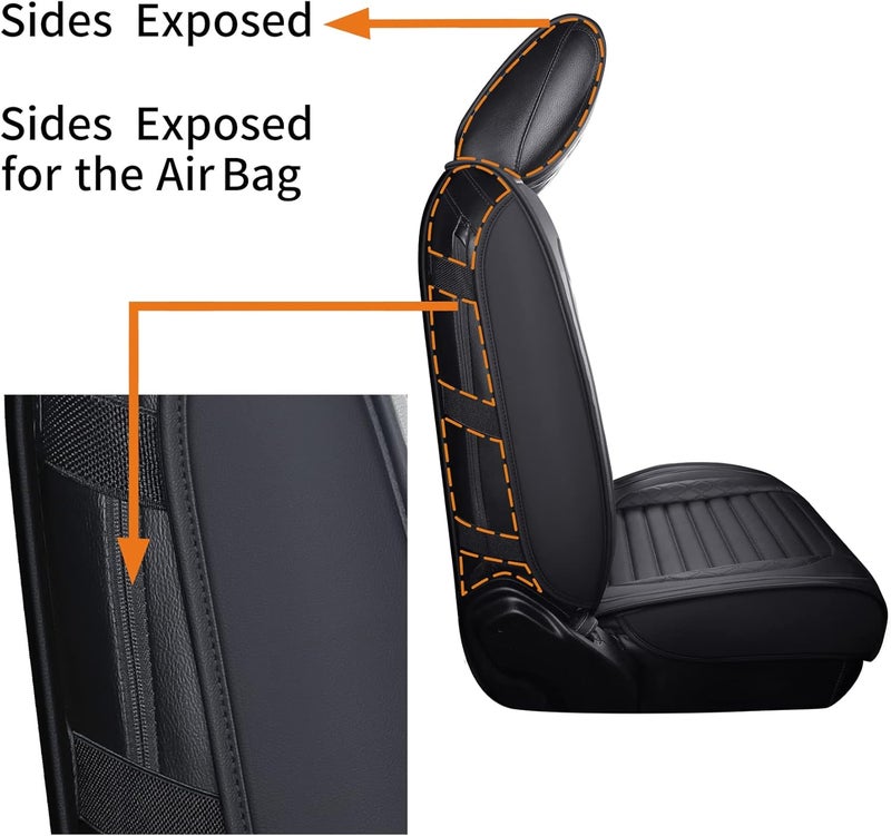 Aierxuan Waterproof Leather Seat Covers for Jeep Wrangler 2007-2025 - Image 5