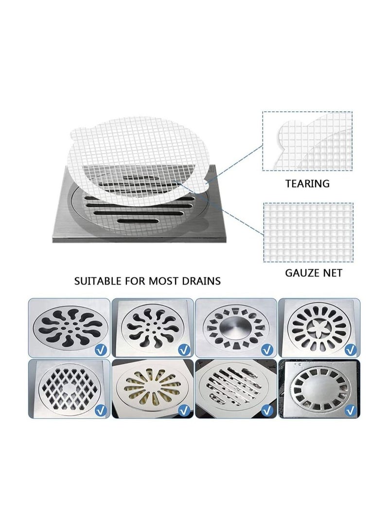 10 pcs Disposable Shower Drain Hair Catcher Cover Bathroom Sewer Sink Drain Hair Strainer Stopper Bathtubs Mesh Filter  - Image 1