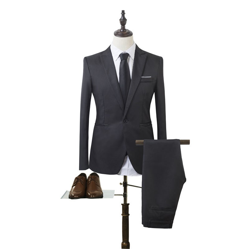 2020 Fashion Business Suit Suit Suit Men'S Casual Suit Four-Piece - Image 1
