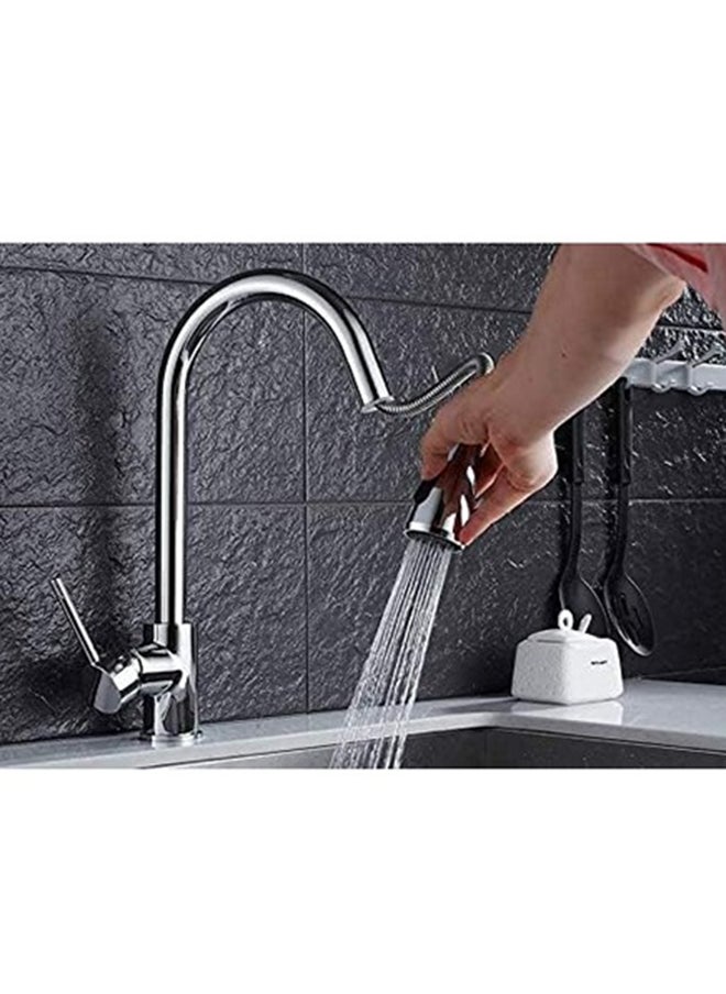 Generic - Chrome Mixer Tap With Extendable Pull Out Spout - Image 1