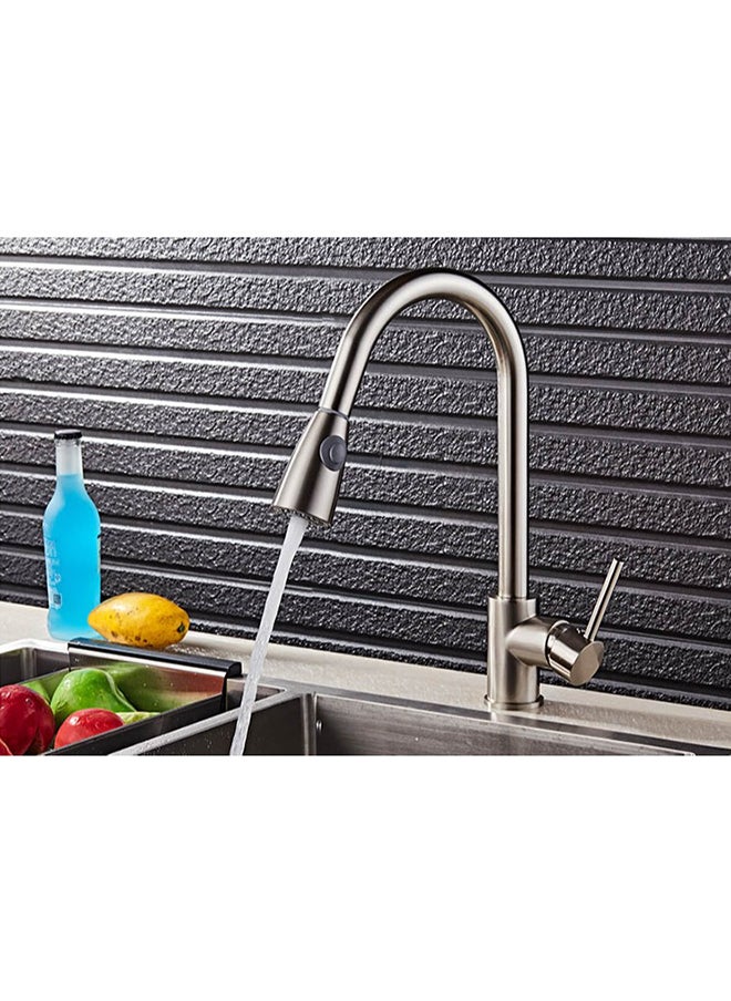 Generic - Chrome Mixer Tap With Extendable Pull Out Spout - Image 1