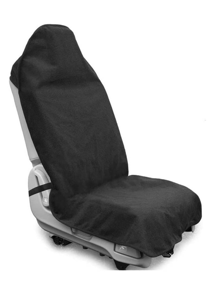 Waterproof Sweat Towel Car Seat Cover for Post Gym Workout, Running, Swimming, Beach and Hiking, Universal Fit Anti-Slip Bucket Seat Protector for Cars, SUVs and Trucks, Machine Washable - Image 1