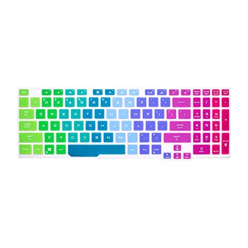 RAYA Silicone Keyboard Cover for 2021 ASUS TUF Gaming A15 F15 15.6inch & 2021 ASUS TUF Gaming A17 F17 17.3inch Laptops (Multicolour) - Image 3
