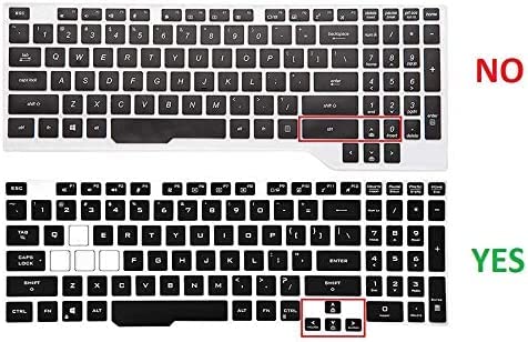 RAYA Silicone Keyboard Cover for 2021 ASUS TUF Gaming A15 F15 15.6inch & 2021 ASUS TUF Gaming A17 F17 17.3inch Laptops (Multicolour) - Image 2