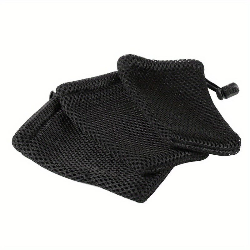 3pcs Multi Purpose Nylon Mesh Drawstring Travel Pouch for Electronics - Image 4