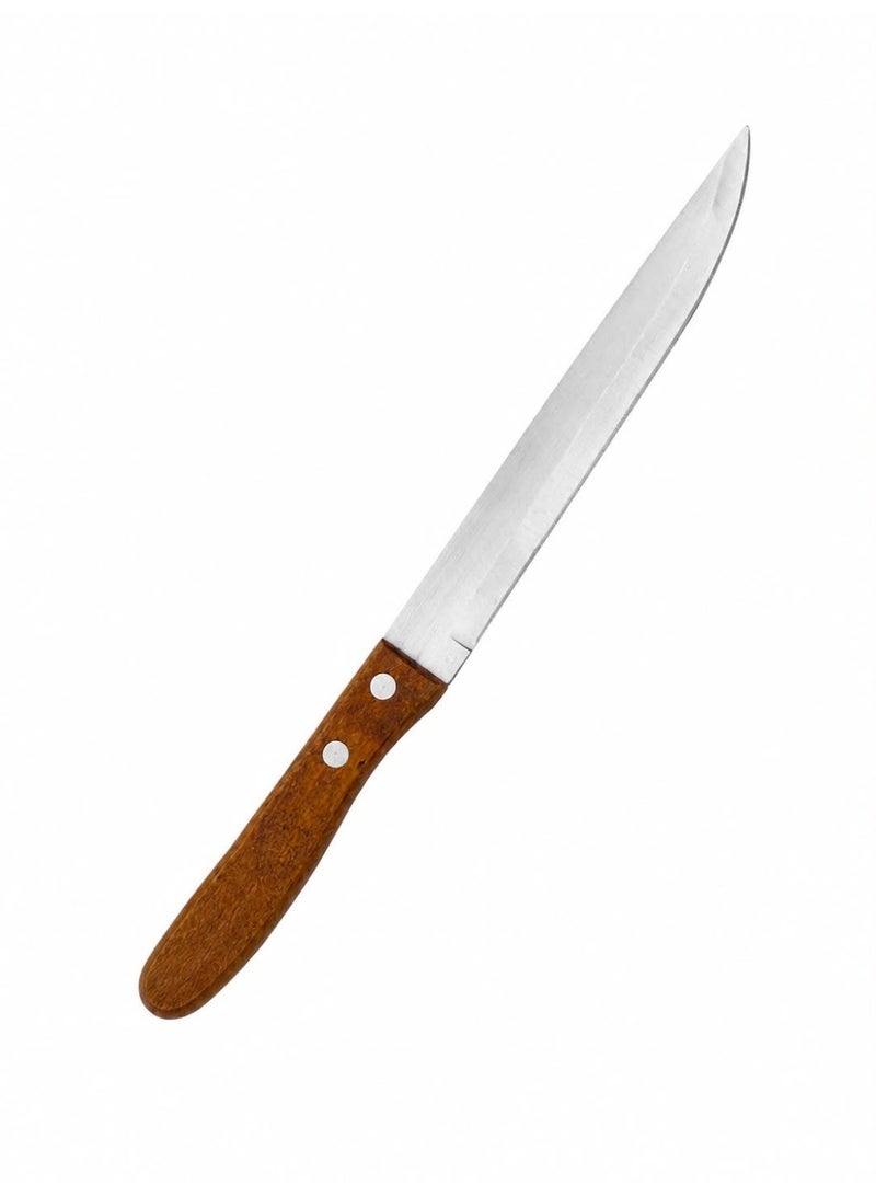 6-Inch Stainless Steel Chef Knife with Ergonomic Handle - Image 1