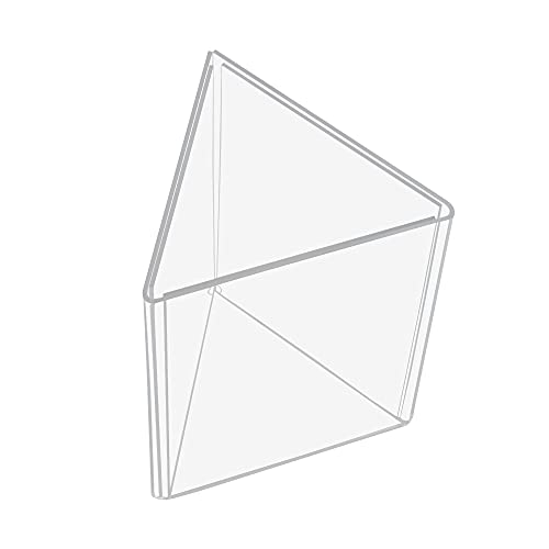 SourceOne Source One Three Panel Sided Acrylic Table Tent Sign Holder Table Top Menu Holder (5x7 Inch) - Image 3