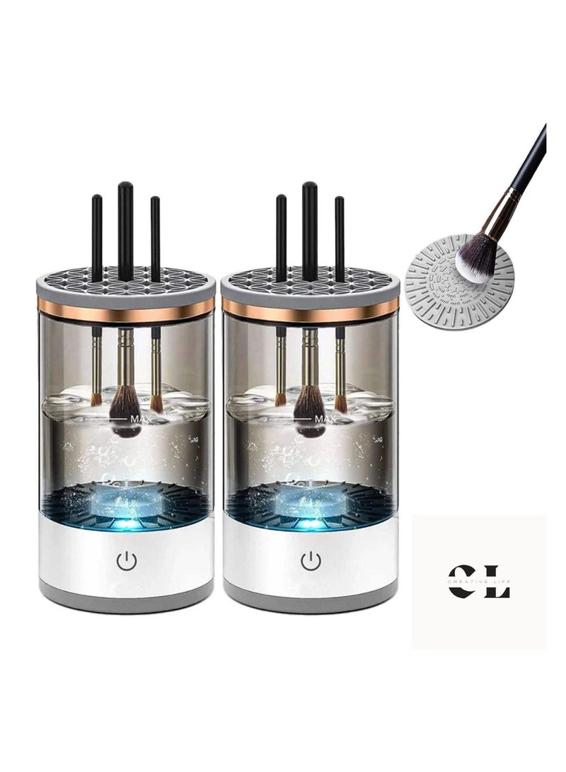 CREATIVE LIFE Instant Clean Portable USB Electric Makeup Brush Spinner - Fast Cleaning for All Size Beauty Brushes - Image 5