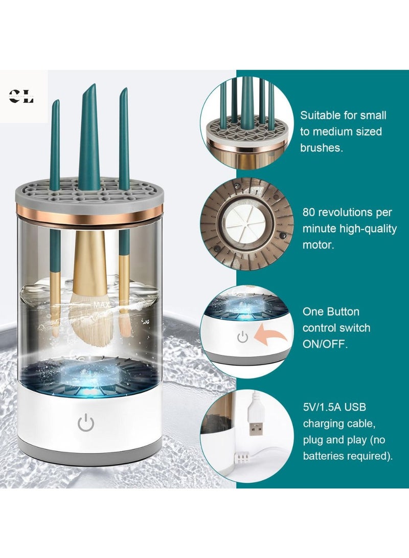 CREATIVE LIFE Instant Clean Portable USB Electric Makeup Brush Spinner - Fast Cleaning for All Size Beauty Brushes - Image 3